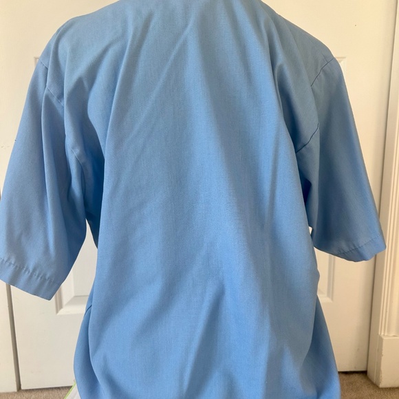 Avida Top & Bottom Medical Scrubs Size M Blue - Picture 3 of 4